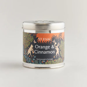 Orange and cinammon candle by ST Eval