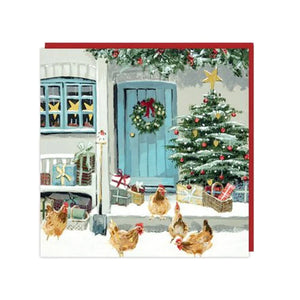 Jolly Welcome- Charity Christmas pack of 6 Artbeat  Christmas cards- Shelter