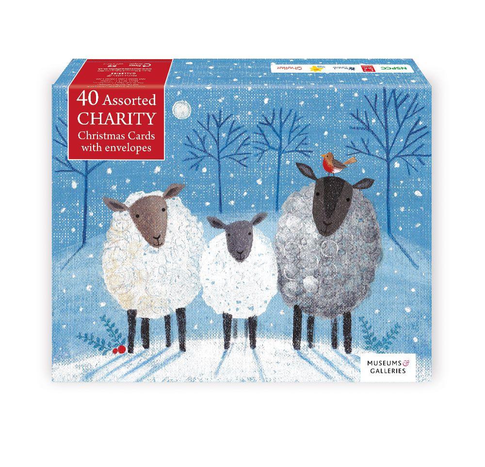 Museums and Galleries bumper Christmas card box - 40 cards