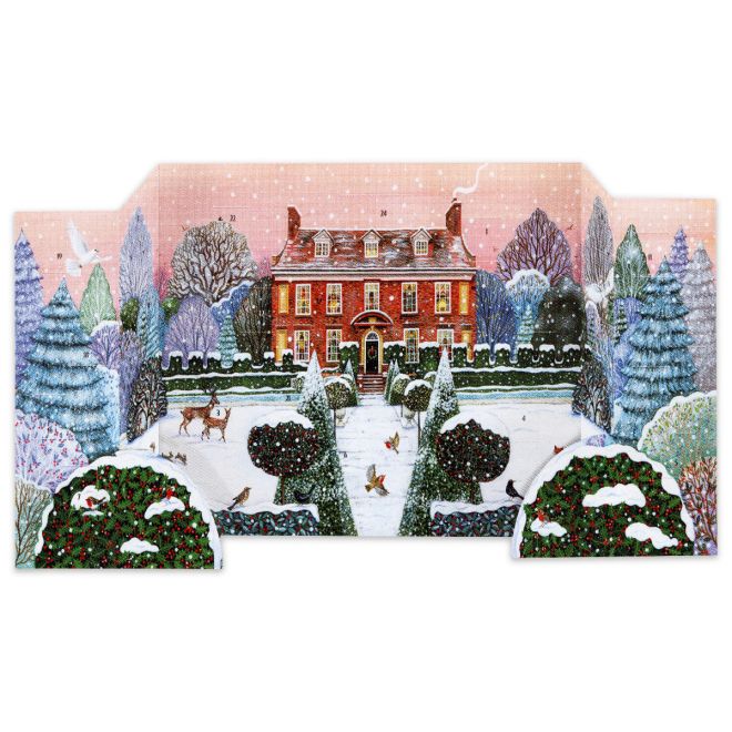 Advent Calendar - Country Christmas -  3D stand up style