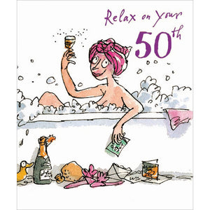 Relax on your 50th - The Alresford Gift Shop