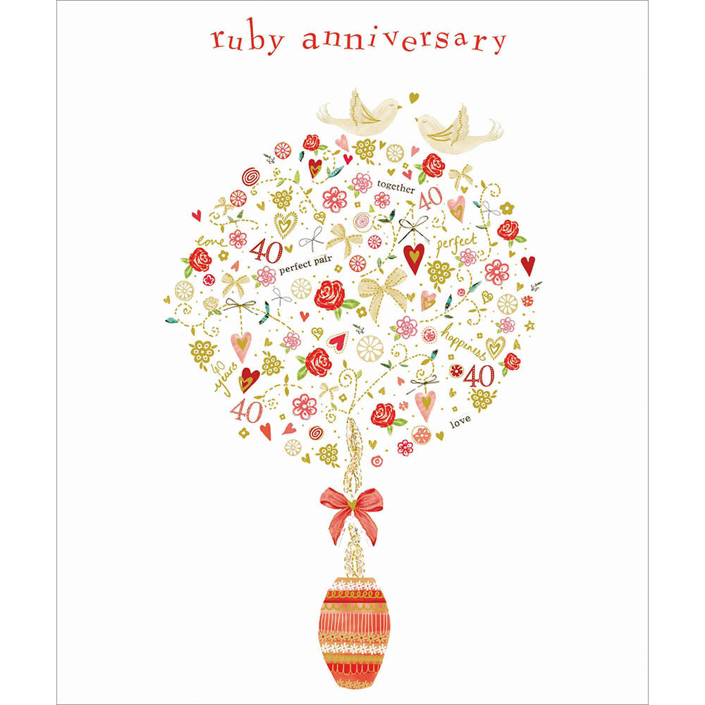 Ruby Anniversary - The Alresford Gift Shop