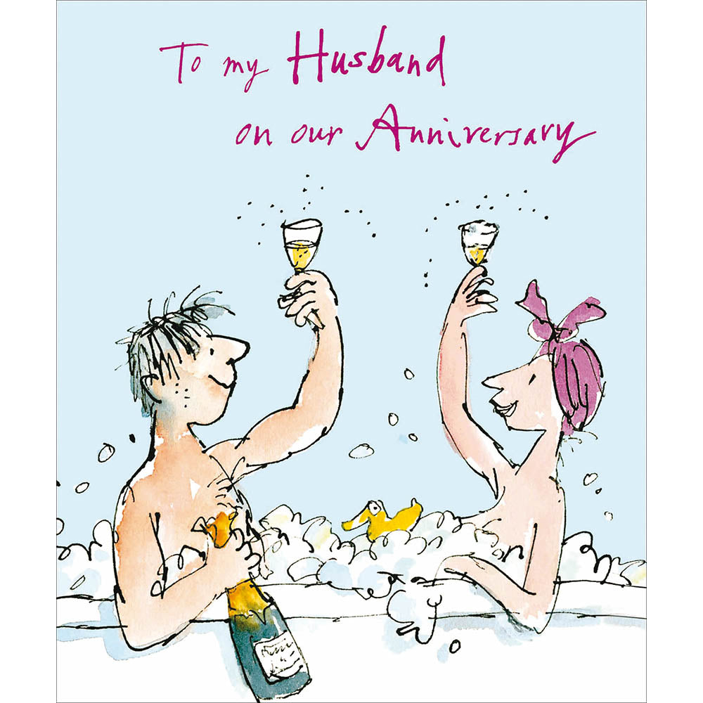 To My Husband on our Anniversary - The Alresford Gift Shop