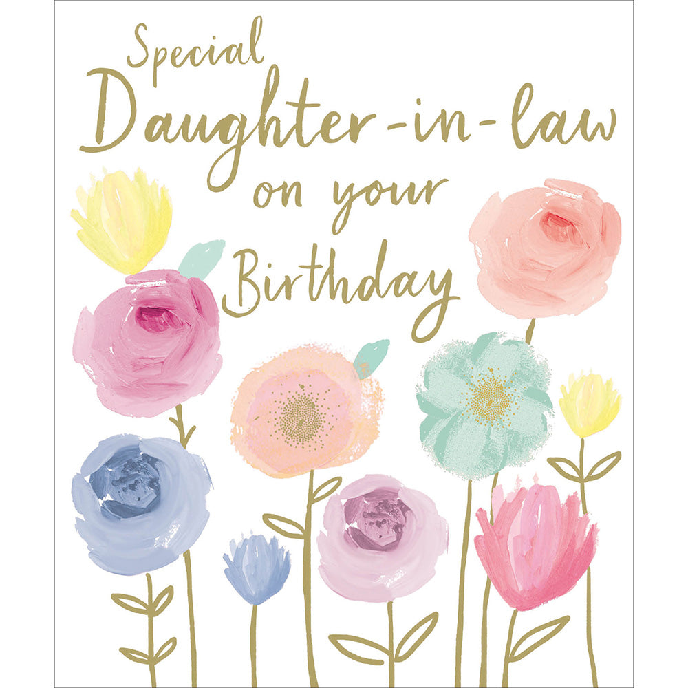 Special daughter in law on your birthday - The Alresford Gift Shop
