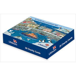 20 Charity Cards Assortment Box -RLNI Lifeboats