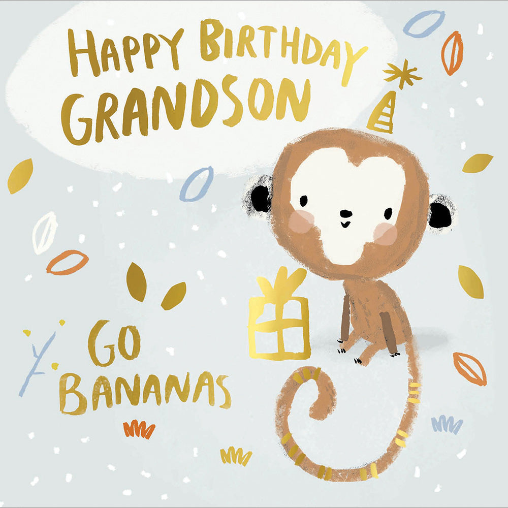 Happy Birthday Grandson -go bananas