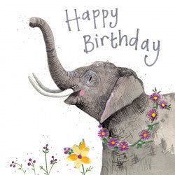 Birthday Elephant - The Alresford Gift Shop