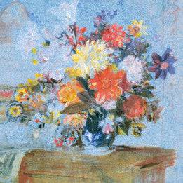Tate -The Old Library: A vase of lilies, dahlias and other by Turner