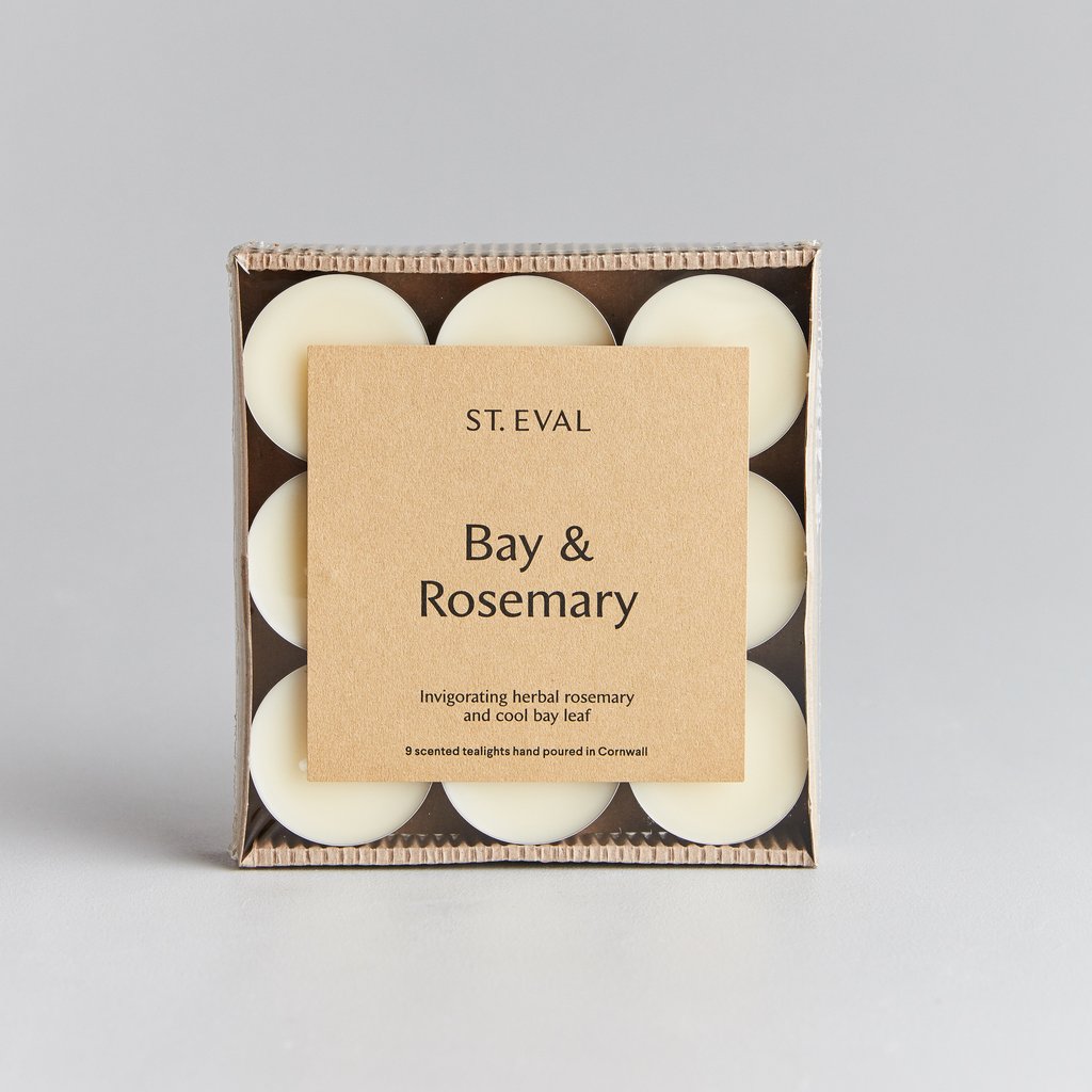 St. Eval Bay & Rosemary Tealights ( delivered from Monday 15th Feb) - The Alresford Gift Shop