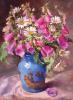 Foxgloves and daisies - Ann Cotteril birthday cards