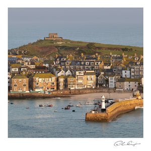 Dawn Light on St Ives - greeting card
