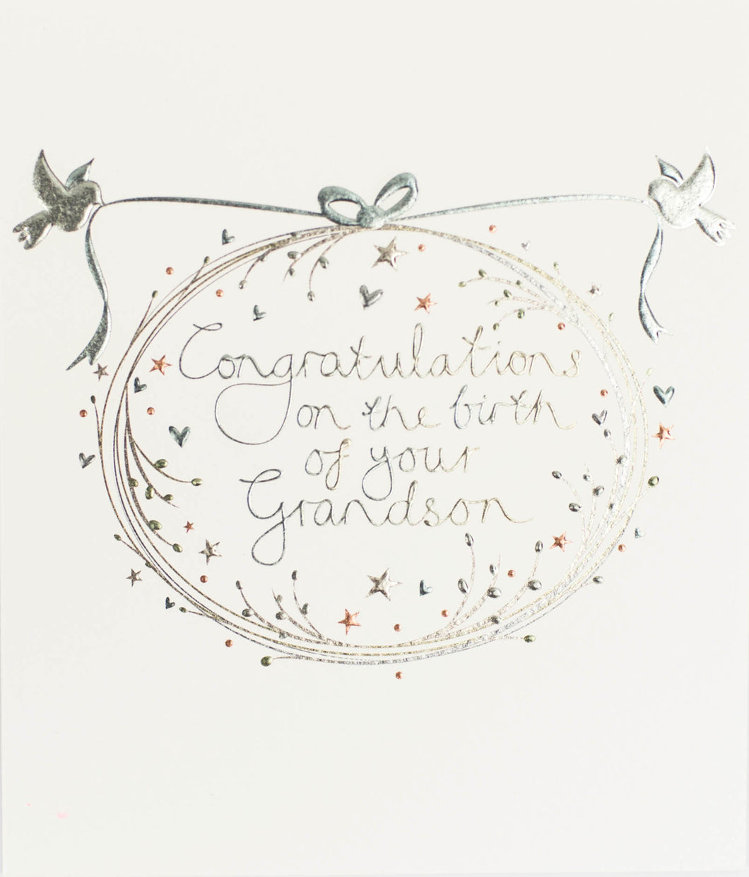 Congratulations - birth of grandson greeting card