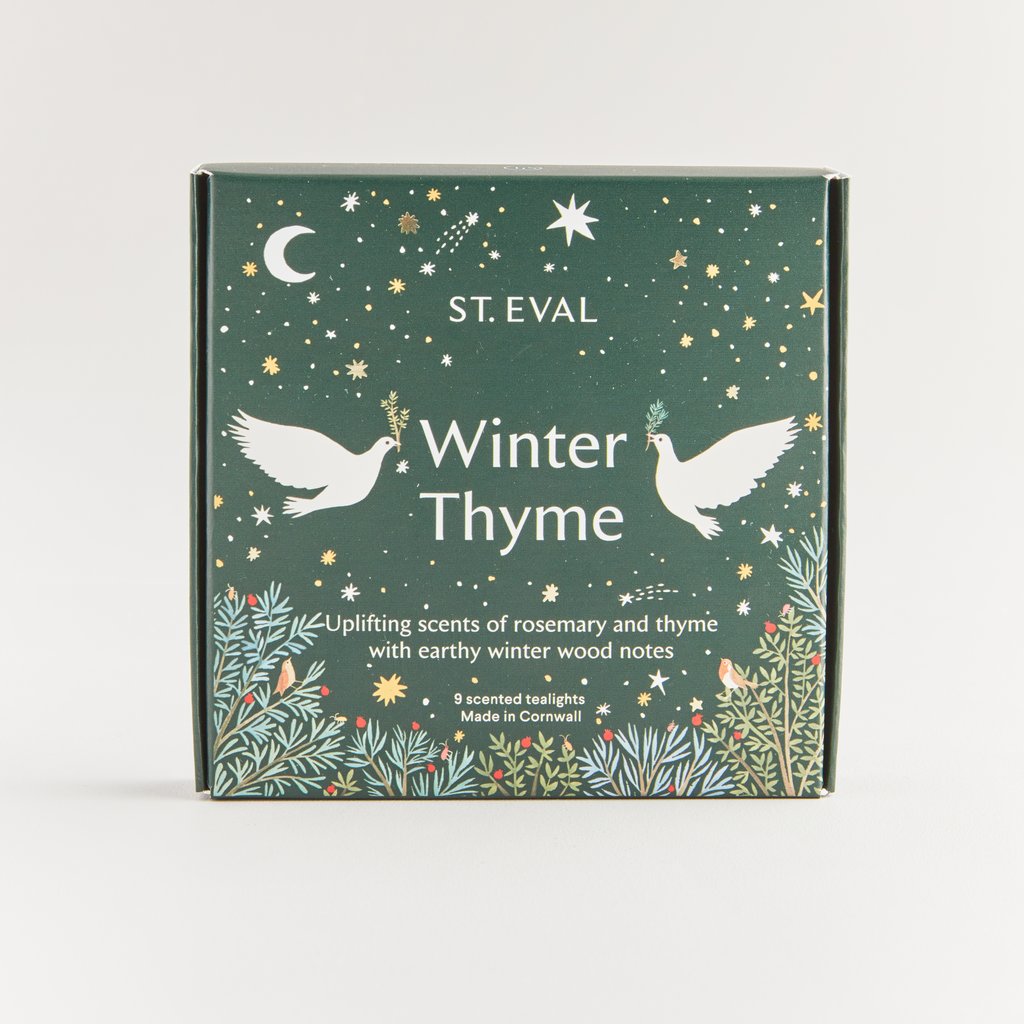 Winter Thyme tealights St Eval