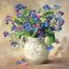 Anne Cotterill Blank card - Forget-me-nots