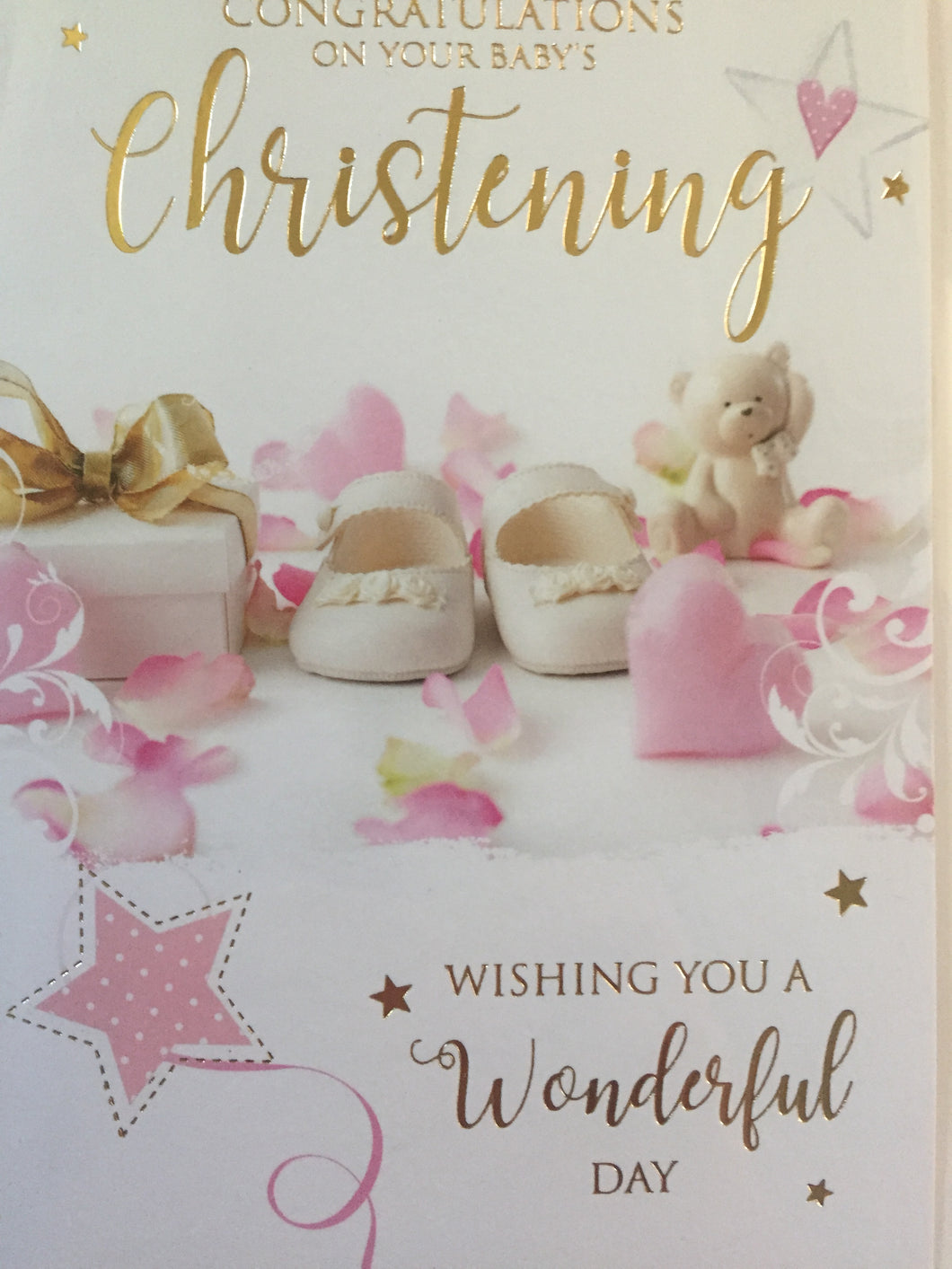 Girl  - Congratulations on your Babys Christening - The Alresford Gift Shop