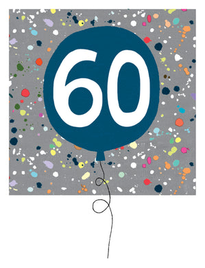 60 balloon - The Alresford Gift Shop
