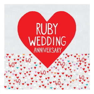 Ruby Anniversary - The Alresford Gift Shop