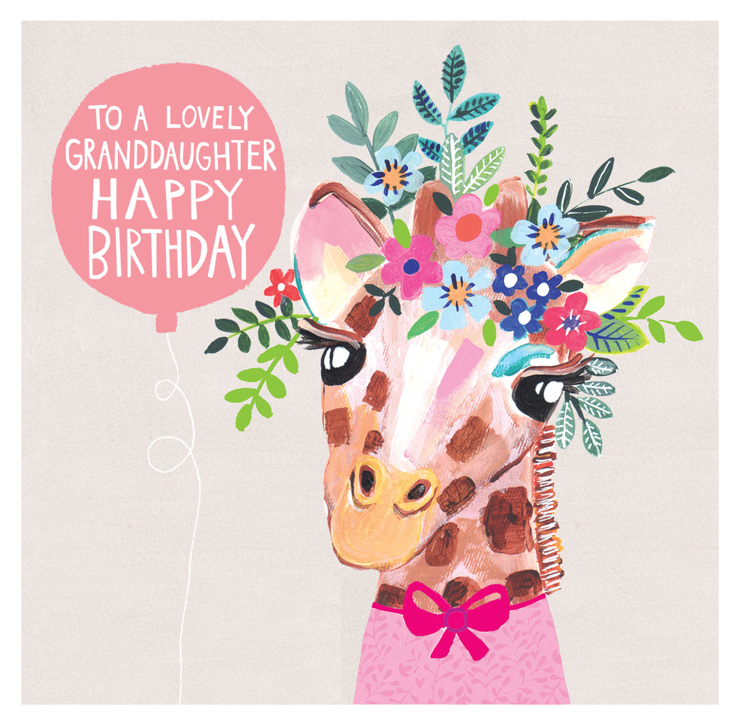 To a lovely granddaughter Happy Birthday - The Alresford Gift Shop