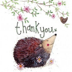 Thank you hedgehog - The Alresford Gift Shop