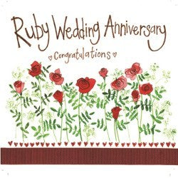 Ruby roses - The Alresford Gift Shop
