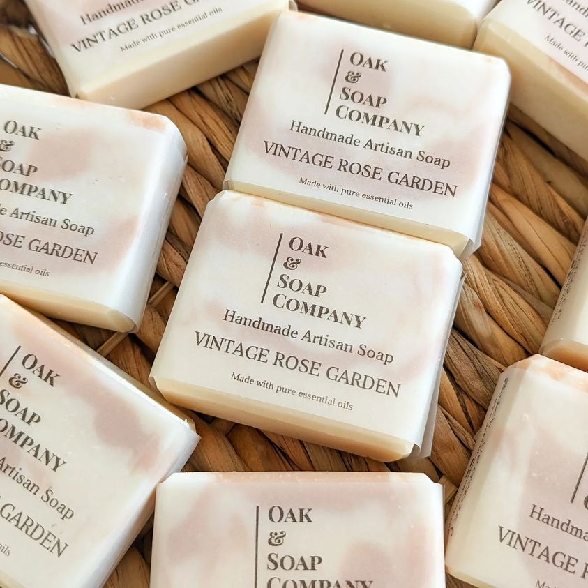 Oak and Soap Company - Vintage Rose Garden soap-